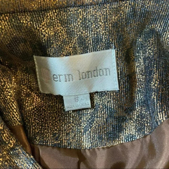 Erin London S Metallic animal print blazer - Picture 8 of 9